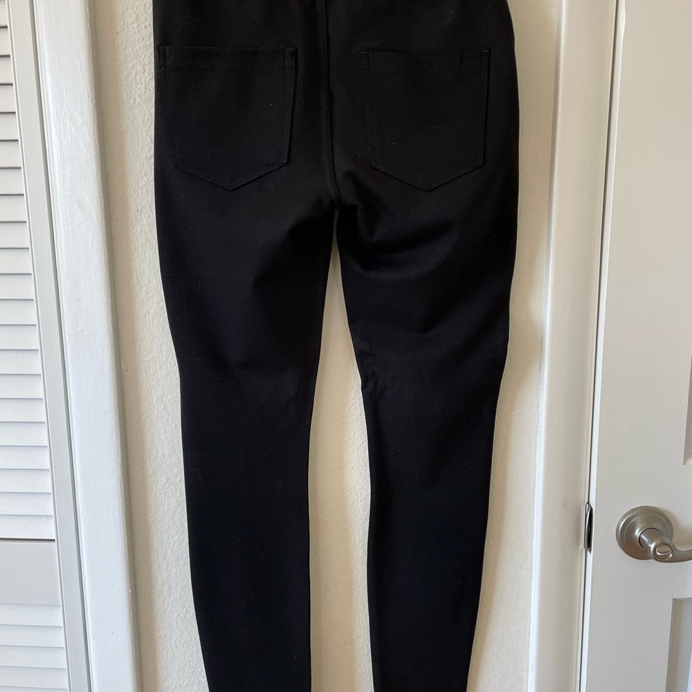 Black skinny trousers in women’s size 26